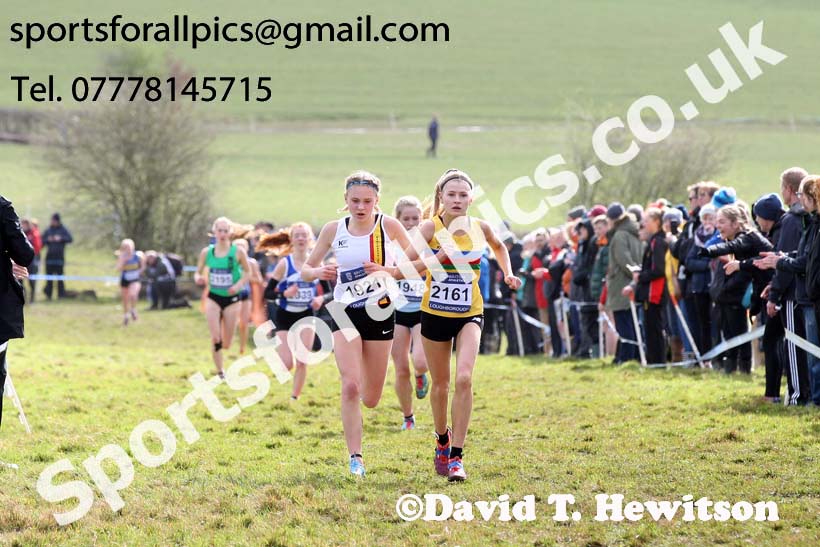 Womens under-17s 2019 British Athletics Inter Counties Cross Country, Prestwood Hall, Loughborough. Photo:  David T. Hewitson/Sports for All Pics